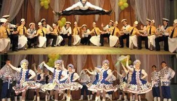 Выступление ансамбля народного танца "Рябинка" (Вологда)